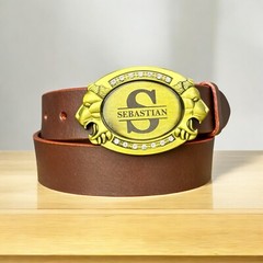 Engraved Belt Buckle Custom Personalized Monogramed Western Buckle For 1.5&Prime; Belt