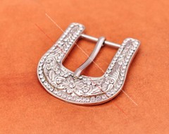 30mm Bling Silver Men Western Rhinestone Crystal Cowboy 3 Piece Set Belt Buckle