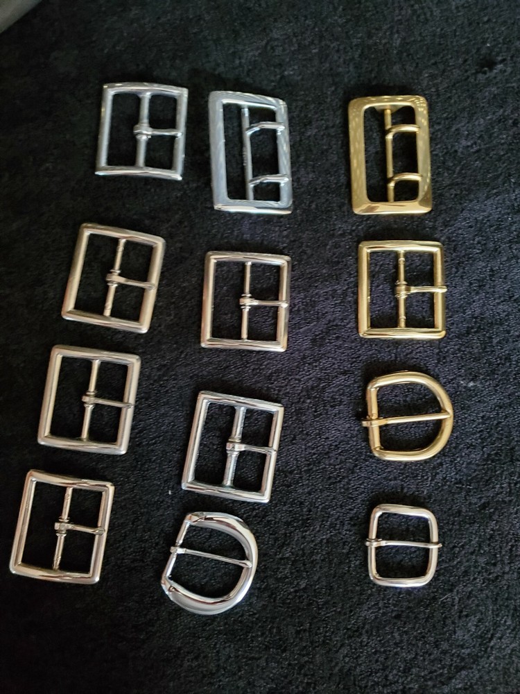 12 assorted Belt buckles