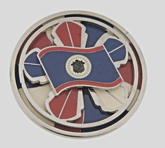 Belize & USA Flags Belt Buckle Vintage Blue Spinners Belizean Women Men Western