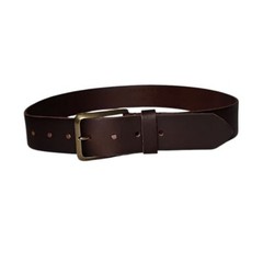 Tommy Hilfiger Men&rsquo;s Brown Chocolate Leather Belt Size 32 NWT
