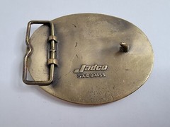 NRA Belt Buckle Large Bronze 2nd Amendment Clasp The Right To Keep And Bear Arms