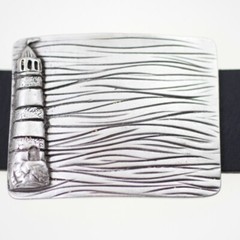 Lighthouse by the Sea Belt Buckle Belt Buckle for 4cm Interchangeable Belt