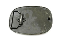 These Colors Don&rsquo;t Run USA U.S. American Flag Patriotic Bronze Plate Belt Buckle