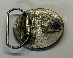 Vintage 80’s Michelin Man Tire Advertising Marketing Belt Buckle Made In USA VGC