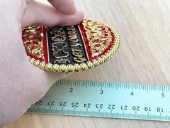 Western Buckle Gold Black Red Cowboy 4×3 for 2 » Hooey Buckle Hebilla Vaquero
