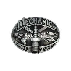 Mechanic Belt Buckle Biker Car Mechanic Wrench Spanner Grease Monkey Buckle Only