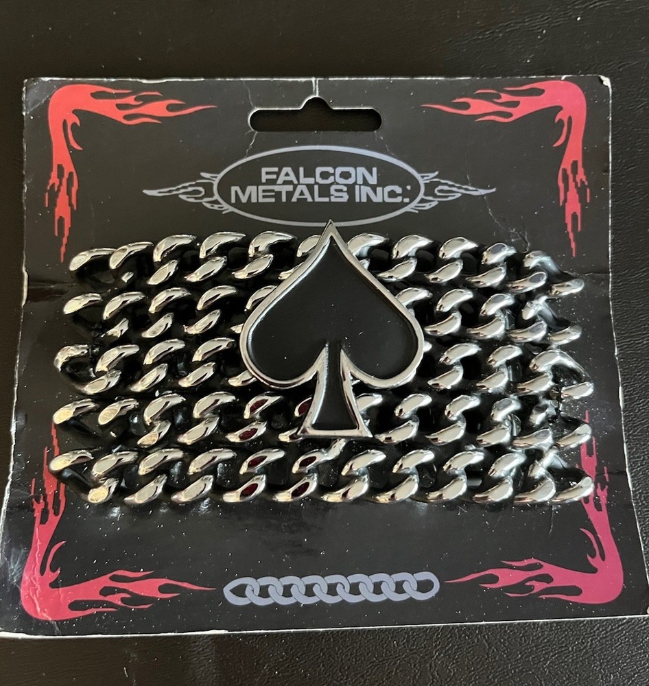 Chain Belt Buckle With Spade