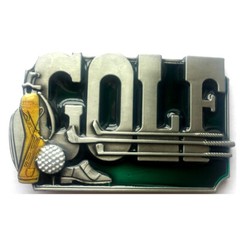 Golf Belt Buckle Western Cowboy American Sports Golfing (GLF-01)