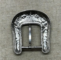 Lot 3 Western Vintage Style Engraved Belt Buckles Silver Tone Floral Scroll