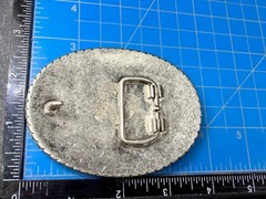 Union Jack UK British Flag Bling 80&rsquo;s Belt Buckle – Missing Rhinestone