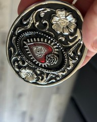 Sacred Heart Belt Buckle Valentines Day Mexican Art Western Style Solid Metal