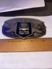 Call of Duty MW3 Modern Warfare ELITE Black Ops II Skull Logo Game Belt Buckle