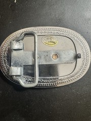 Flying Eagle Silver Metal Finish Belt Buckle