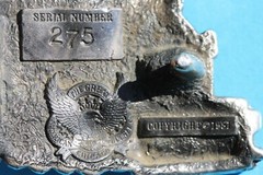 Train Locomotive Belt Buckle The Great American Buckle Co. Chicago 1981