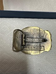 Vintage The Right To Keep And Bear Arms Belt Buckle Wyoming Studio Art Works