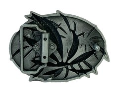 Weed Leaves Marijuana Plant Belt Buckle Pewter 3.5”x 2.5” Fit Up To 1.75” Belt 4