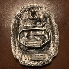 vintage GENE AUTRY belt buckle COUNTRY MUSIC heavy pewter WESTERN cowboy