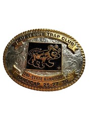 Cheyenne Trap Club Champion VTG Trophy Belt Buckle Tri State Handicap