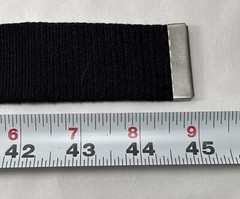 Burton Snowboards Belt Adult Large Black Metal 34-36 W Vintage