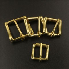 2PCS Heavy Duty Solid Brass Roller Belt Buckle Replacement Inner Wide
