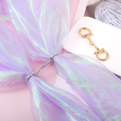 2Pcs Horse Bit Buckle Double Silk Scarf Buckle Ring,D Ring Snaffle Bit Buckles f