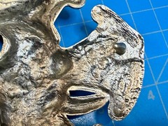 Many Skulls Maltese Iron Cross Artisan Cast? Awesome RARE Unknown! Belt Buckle