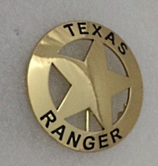 Texas Ranger Badge Belt Buckle (Seconds)