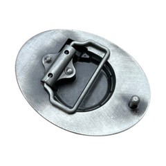 Zinc alloy belt buckle retro western cowboy machinery heart belt buckle