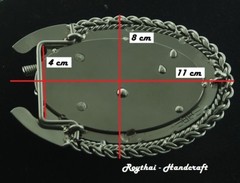 (8X11 CM) MADE BY ORDER MEN BELT BUCKLE HANDMADE STAINLESS STEEL TIG WELDER 4