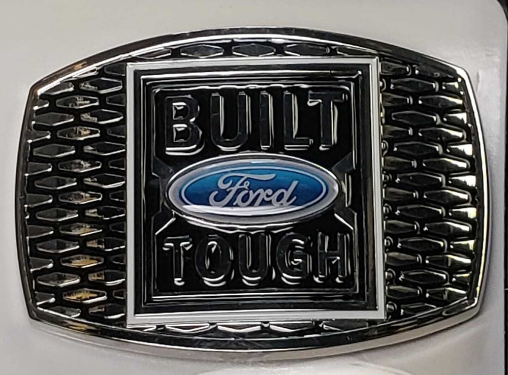 Ford Built Tough Belt Buckle Officially Lic. Product Spec Cast NOT MADE ANYMORE!