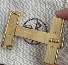 38mm gold-plated Hermès Constance Waist belt buckle Hermes H