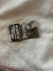 Vintage Modern Modernist Abstract Belt Buckle Brutalist