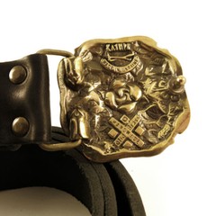 Belt buckle “Rose”; Ornamental belt buckle; Belt buckle for a women;