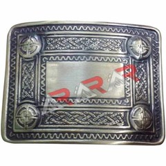 Men Scottish Kilt Belt Buckle 4 Dome Mirror Design Highland Kilt Belt Buckle AAR