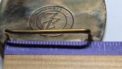 VINTAGE MAINE ANTIQUE POWER ASSN. BELT BUCKLE NORTHWEST BRASS WORKS