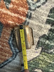 VINTAGE HICKOK PLATE BUCKLE Bronze