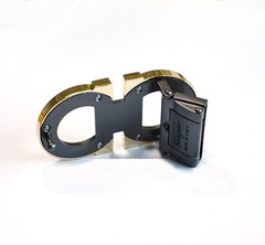 Salvatore Ferragamo Alloy Belt Buckle Gold with Gray for 34-35mm leather strap