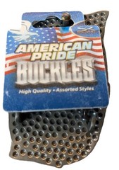 NEW One Nation Under God American Flag Cross Metal BELT BUCKLE USA Enamel NWT