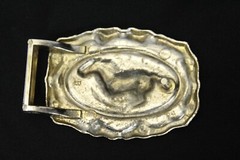 Mustang Western Style Belt Buckle Horse 2-1/2&Prime; x 3-1/4&Prime;