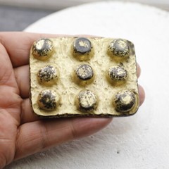 Studded Octopus Suction Cup Bubbles Belt Buckle Gold Interchangeable Buckle GS5114
