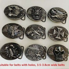 Male waist belt smooth buckle personalized student youth waist belt buckle