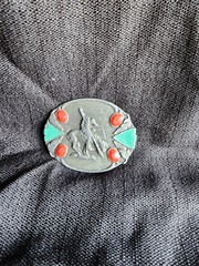 Siskiyou 1994 End of the Trail Belt Buckle Indian on a horse