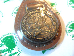 North American Hunting Club Life Member Leather KeyChain – NEW