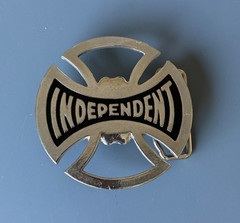 Vintage Skateboard independent Truck iron cross Skate Belt Buckle bottle opener