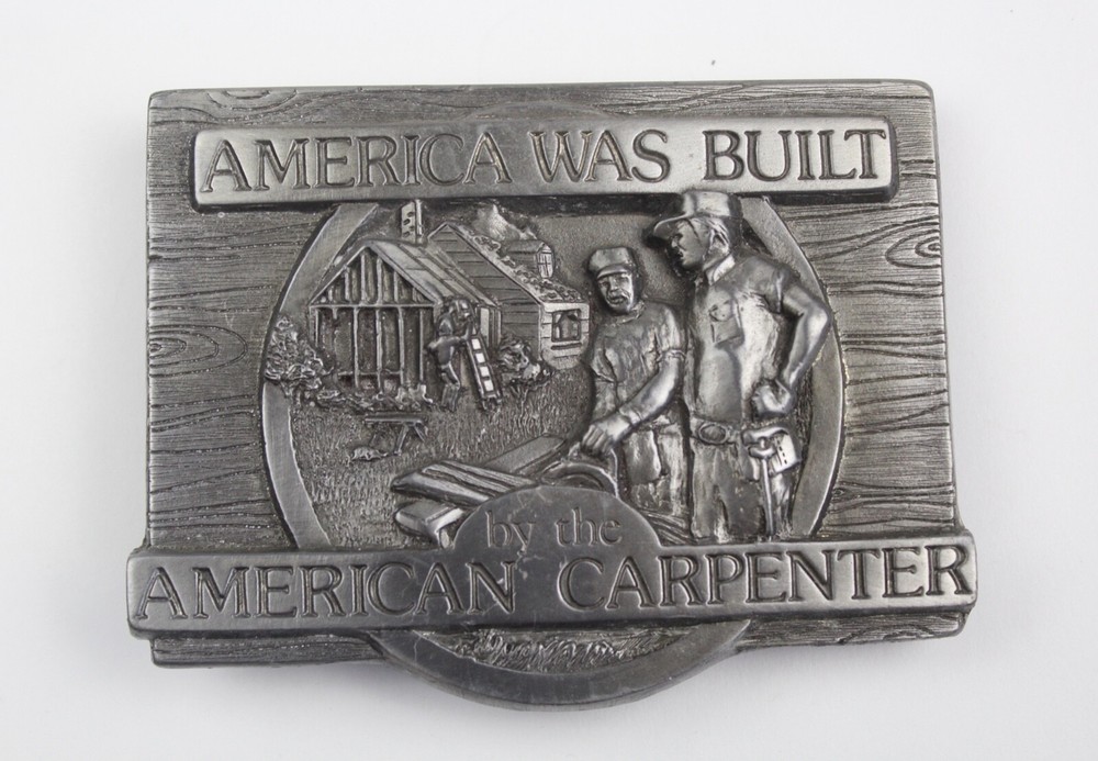 Buckles of America Anheuser-Busch AMERICAN CARPENTER Masterpiece Collection