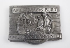 Buckles of America Anheuser-Busch AMERICAN CARPENTER Masterpiece Collection