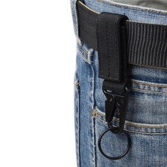 Tactical Nylon Molle Buckle Hook Carabiner Key Chain Key Clip Belt Metal Hook