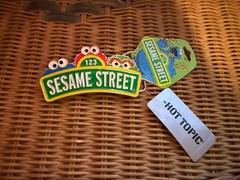 Vintage Retro Sesame Street Belt Buckle Sign & Face Stainless Steel Multicolor