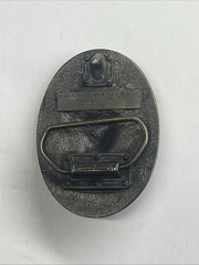 Vintage 1987 Bass Anglers Sportsman Society 20th Anniversary Belt Buckle USA Mad